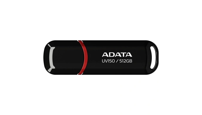ADATA UV150 512GB USB3.2 Gen1 Siyah Flash Bellek
