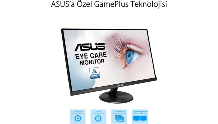 Asus 27 VP279HE 75 Hz 1 ms (HDMI+Analog) Çerçevesiz FHD IPS Vesa Monitör