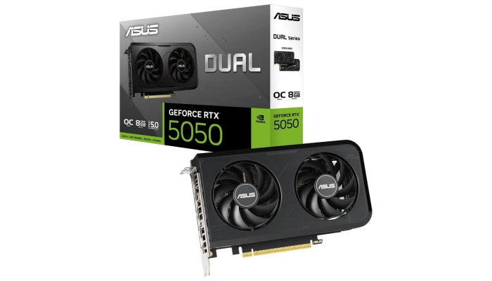Asus Dual GeForce RTX5050 OC Edition DUAL-RTX5050-O8G-NVIDIA 8 GB GDDR6 DLSS 4 128-bit Ekran Kartı