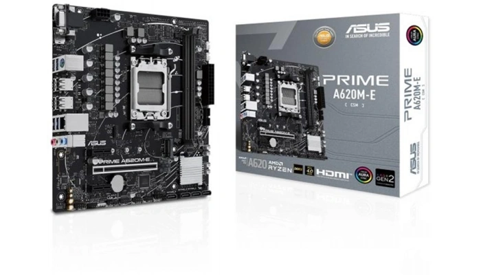Asus PRIME A620M-E-CSM 6400 MHz(OC) RGB M.2 AM5 mATX DDR5 Anakart
