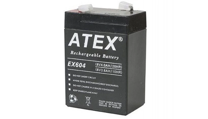 Atex LT-44 4V 4.4Ah Şarjlı Fener Aküsü