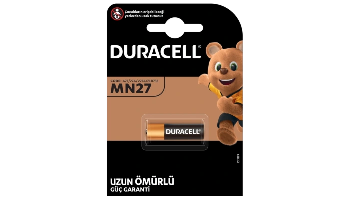 Duracell MN27 12 V 18 mAh Alkalin Pil - 1li Paket