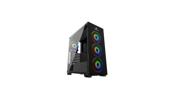 GameBooster GB-PE05B ATX Gaming Kasa 600W 80+ RGB Tempered Glass