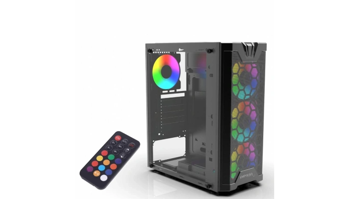 Inca EMG-15XB ATX Gaming Kasa 4×120mm Kumandalı ARGB Fan