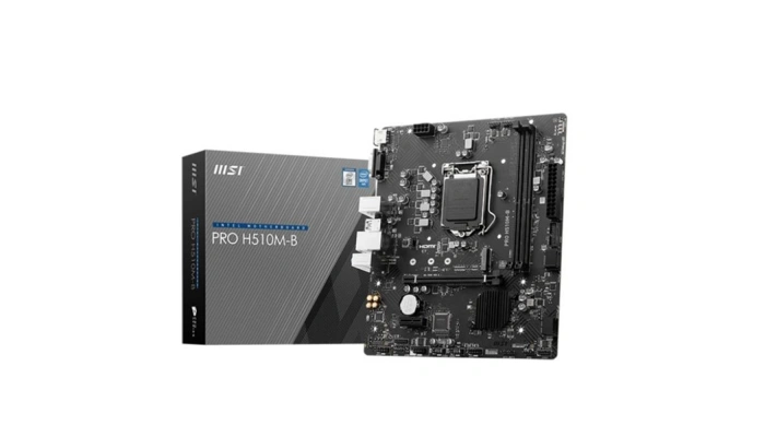 MSI Pro H510M-B 2933 MHz DDR4 Soket 1200 M.2 HDMI VGA mATX 10. Nesil Anakart