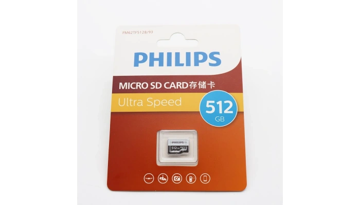 Philips 512GB A1 V30 microSDXC Hafıza Kartı (Adaptörsüz)
