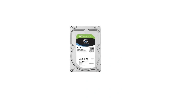 Seagate SkyHawk ST6000VX008 6TB 3.5 SATA-3 5900 RPM 256 MB Güvenlik Diski (Hikvision Uyumlu)