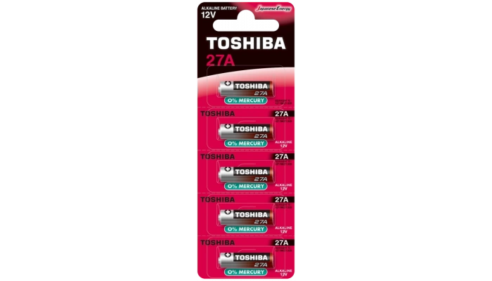 Toshiba 27A BP 12 V Alkalin Pil – 5’li Paket