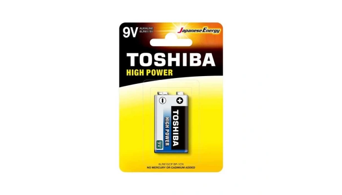 Toshiba 6LR61 High Power 9 V Alkali Pil – 1’li Paket