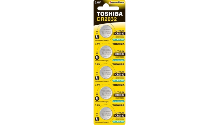 Toshiba CR2032 3 V Lithium Düğme Pil - 5li Kartela