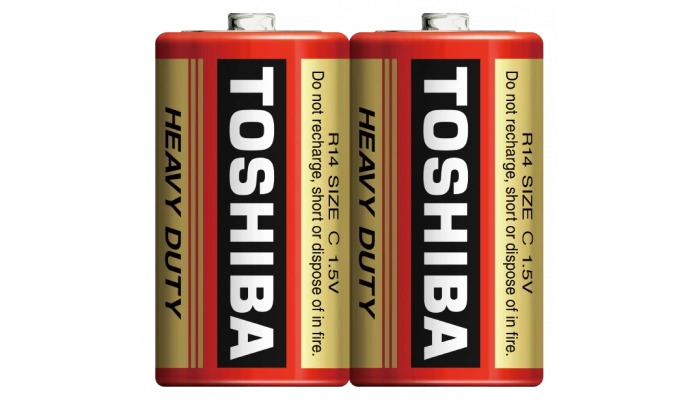 Toshiba R14KG Orta Boy C Pil 2li Paket