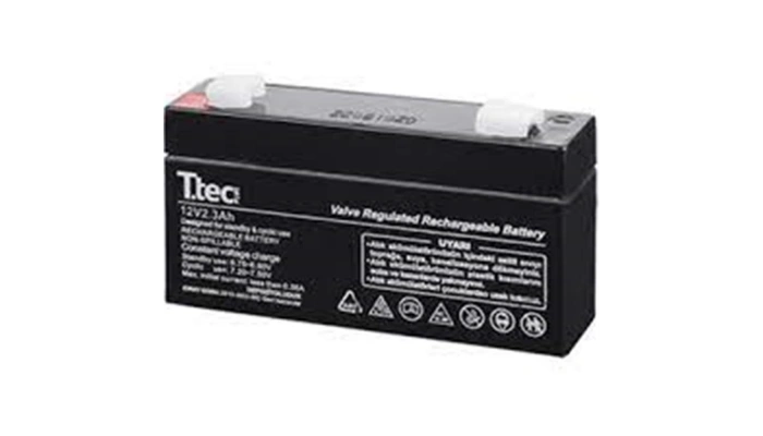 Ttec 12V 2.3Ah Bakımsız Kuru Akü Yatay Tip
