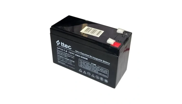 Ttec 12V 7Ah Bakımsız Kuru Tip Akü