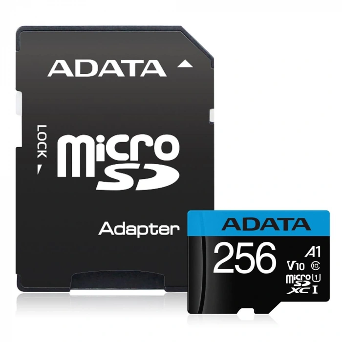 ADATA Premier 256GB microSDXC UHS-I Class 10 V10 Hafıza Kartı + Adaptör