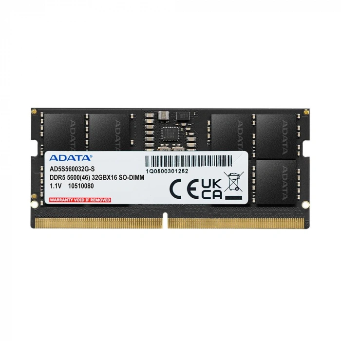 ADATA 32GB DDR5 5600MHz 1.1V 262Pin Notebook RAM