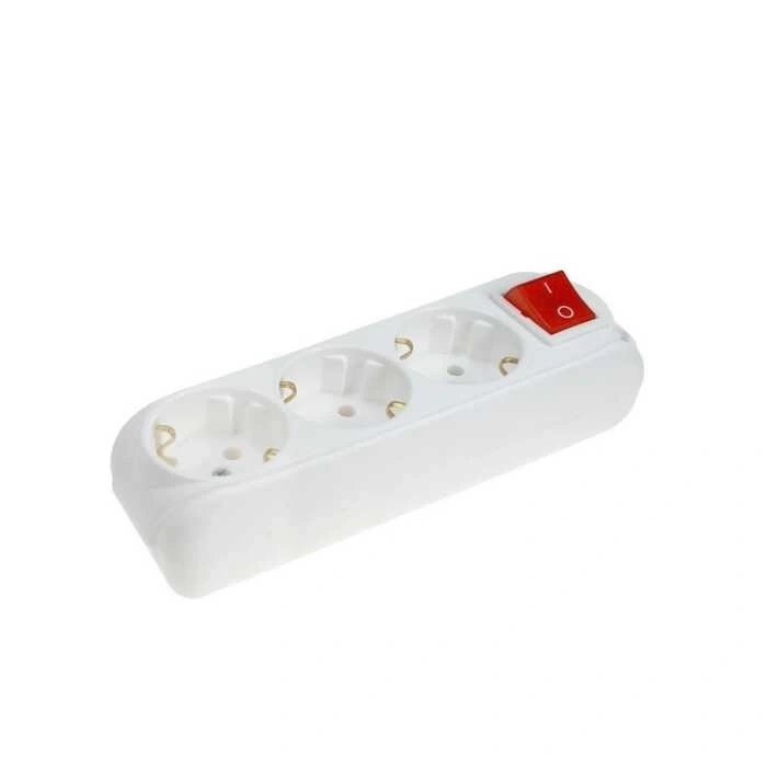 Almera 3’lü Anahtarlı Topraklı Klemensli Grup Priz