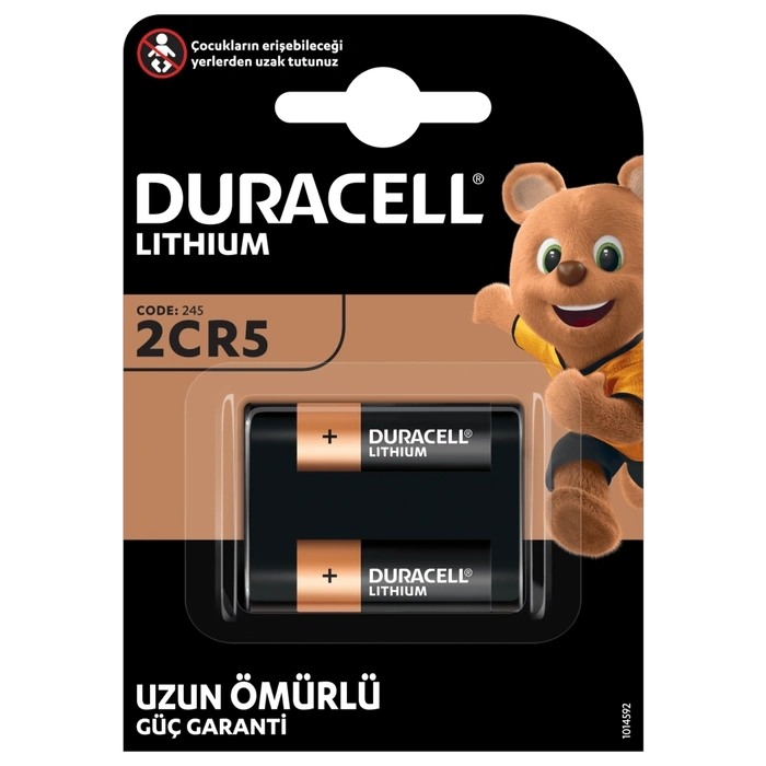 Duracell 2CR5/245 6 V Lithium Pil - Tekli Paket