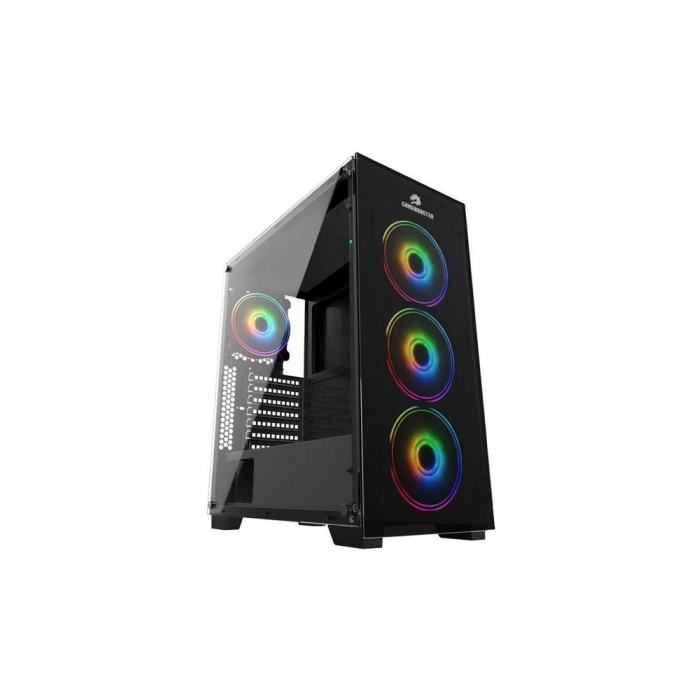 GameBooster GB-PE05B ATX Gaming Kasa 600W 80+ RGB Tempered Glass
