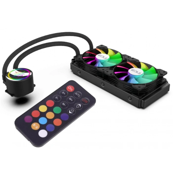 Inca ISS-02XN 2×120 mm ARGB LED Fanlı AM5 Uyumlu CPU Liquid Cooler