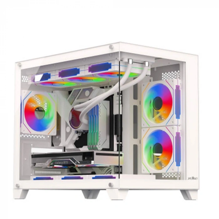 James Donkey Stark S700 750W Beyaz Temperli Cam Gaming Kasa