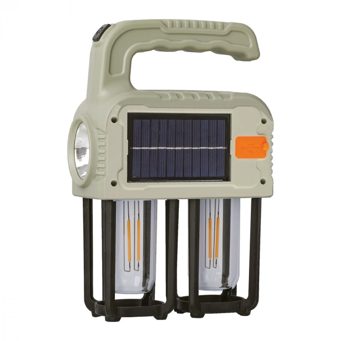 Panther PT-6219 USB Şarjlı Solar El Feneri