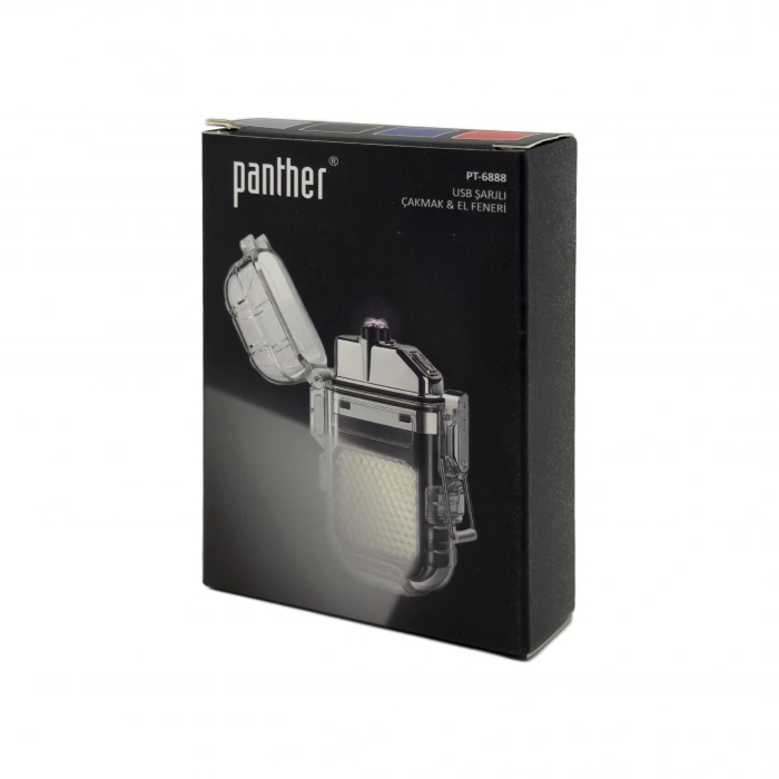 Panther PT-6888 USB Şarjlı Çakmak Fener