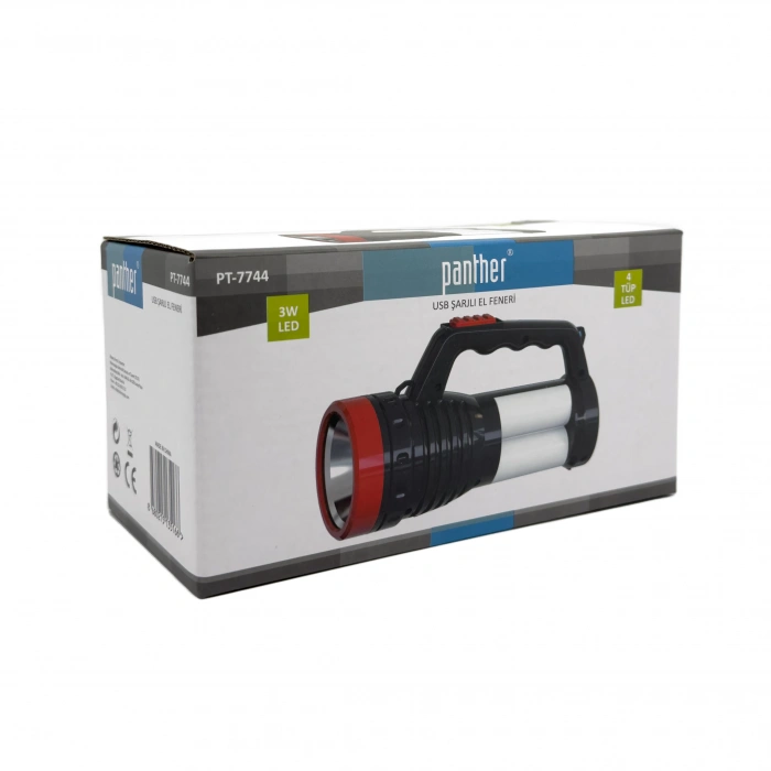 Panther PT-7744 USB Şarjlı El Feneri