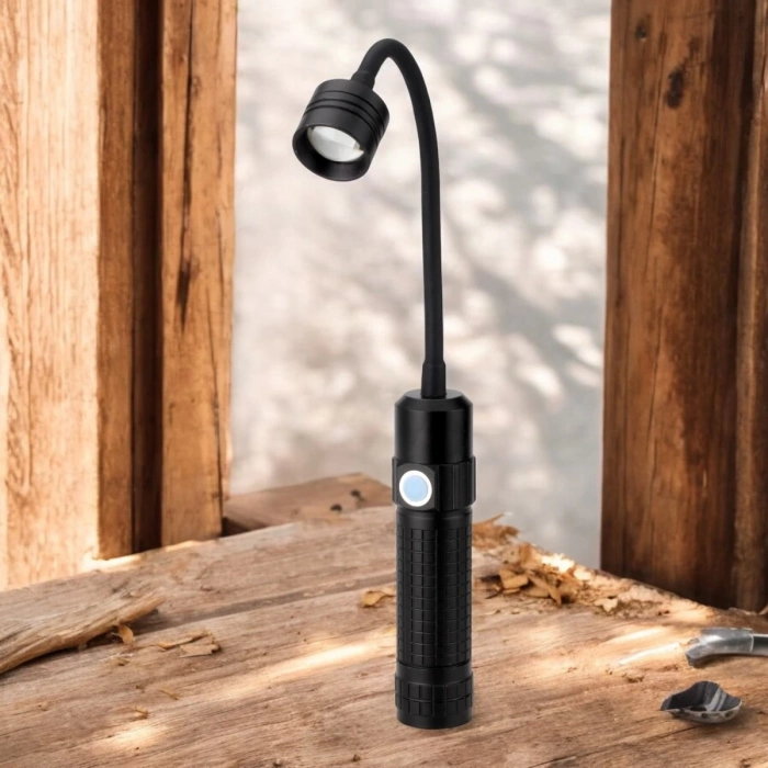 Panther PT-921 USB Şarjlı Çok Fonksiyonlu El Feneri