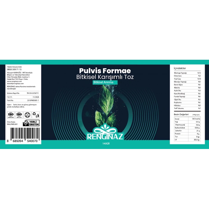 Pulvis Formae Bitkisel Karışımlı Toz 140 gr