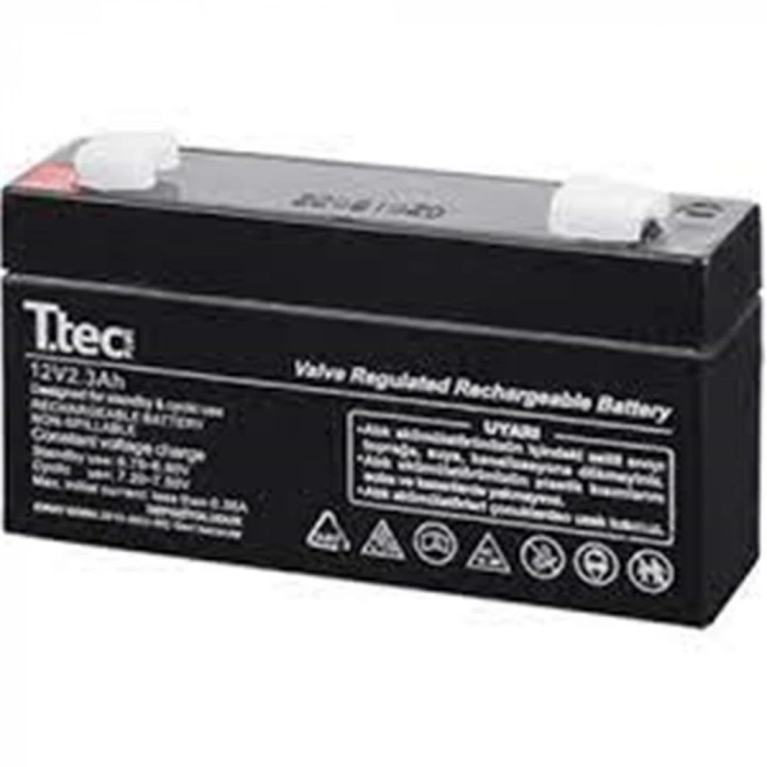 Ttec 12V 2.3Ah Bakımsız Kuru Akü Yatay Tip