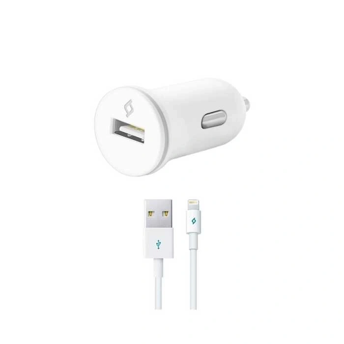 Ttec 2CKC752B 1A 5 W Araç Şarj Cihazı + 1 Metre Lightning Kablo