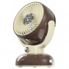 Everest EFN12 Kahve 1200mAh 3 Hız Kademe LED Işıklı Retro Masaüstü USB Fan