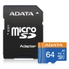 ADATA 64GB Premier microSDXC UHS-I Class10 V10 Hafıza Kartı (Adaptörlü)