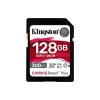 Kingston Canvas React Plus 128GB SDXC UHS-II 300MB/s U3 V90 Hafıza Kartı