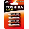 Toshiba LR6 Alkalin AA Kalem Pil - 4lü Paket