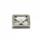 11X11 Mm Kare Taşlı Kafa Parça Klikıt Çıtçıt - Free Nikel