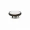 12.5 Mm Prong Snap Button Transparent Pearl Cap Part - Siyah Free Nikel