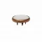 12.5 Mm Prong Snap Button Transparent Pearl Cap Part - Bakır Oksit