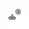 Spring Snap Button Under Three Parts With Self Capped (Round Pattern) - Free Nikel