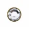 7.5 Mm Prong Snap Button Crystal Cap Part - Antik Sarı