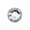7.5 Mm Prong Snap Button Crystal Cap Part - Mat Free Nikel