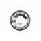 7.5 Mm Prong Snap Button Crystal Cap Part - Siyah Nikel*