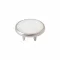 9.5 Mm Prong Snap Button Pearl Cap Part - Mat Free Nikel