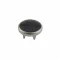 9.5 Mm Prong Snap Button Black Pearl Cap Part - Mat Free Nikel