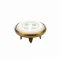 9.5 Mm Prong Snap Button With Button Design Marble Pearl Cap Part - Antik Sarı