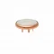 11.5 Mm Prong Snap Button Transparent Pearl Cap Part - Bakır