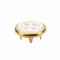 11.5 Mm Prong Snap Button With Button Design Marble Pearl Cap Part Long - Sıcak Sarı Free Nikel
