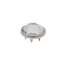 11.5 Mm Prong Snap Button Crystal Cap Part Long - Mat Free Nikel