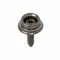 Maxı Pres Snap Button Screw Stud Part - Siyah Free Nikel