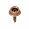 Maxı Pres Snap Button Screw Stud Part - Bakır Oksit